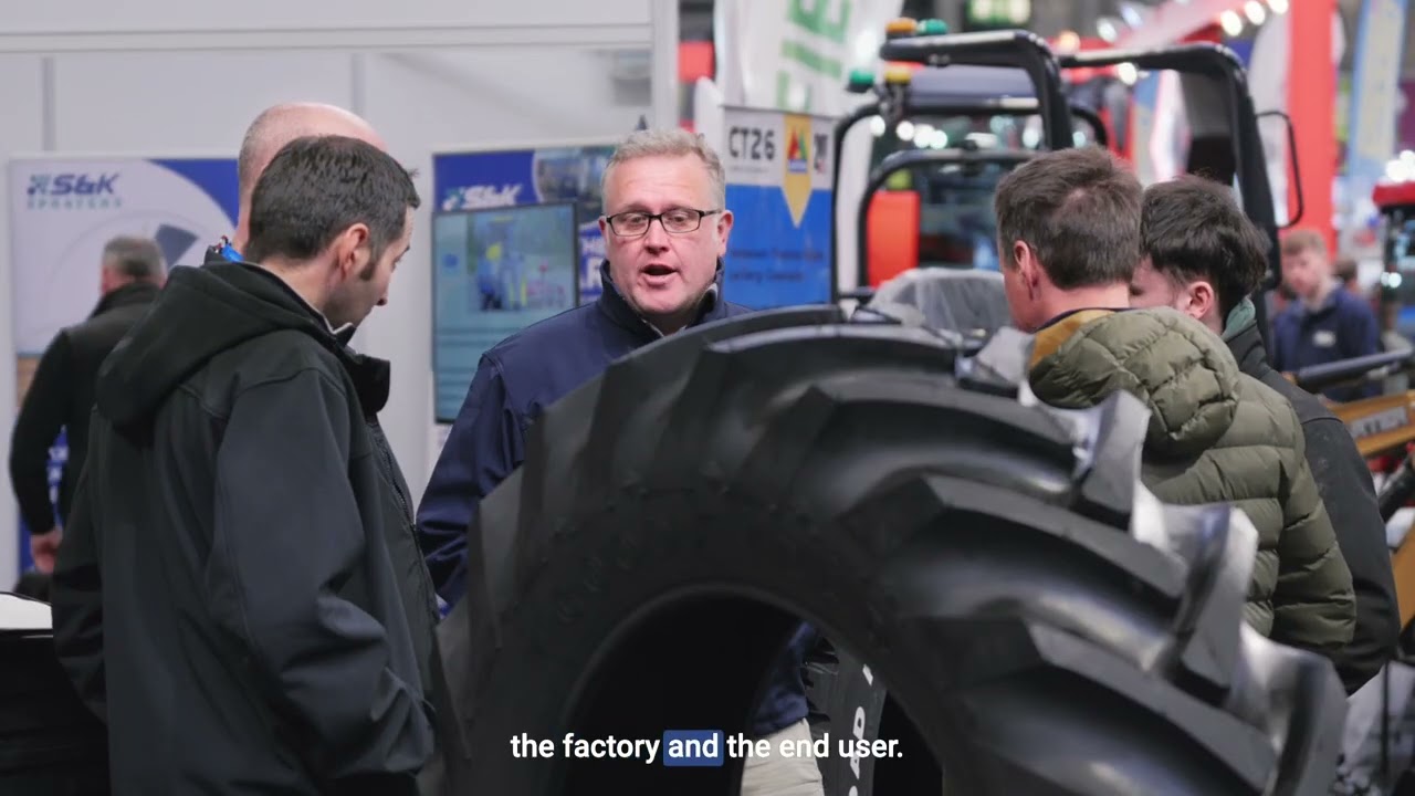 Andrew's Insights on How Tianli Tyres Transform Farming at the Lamma Show!