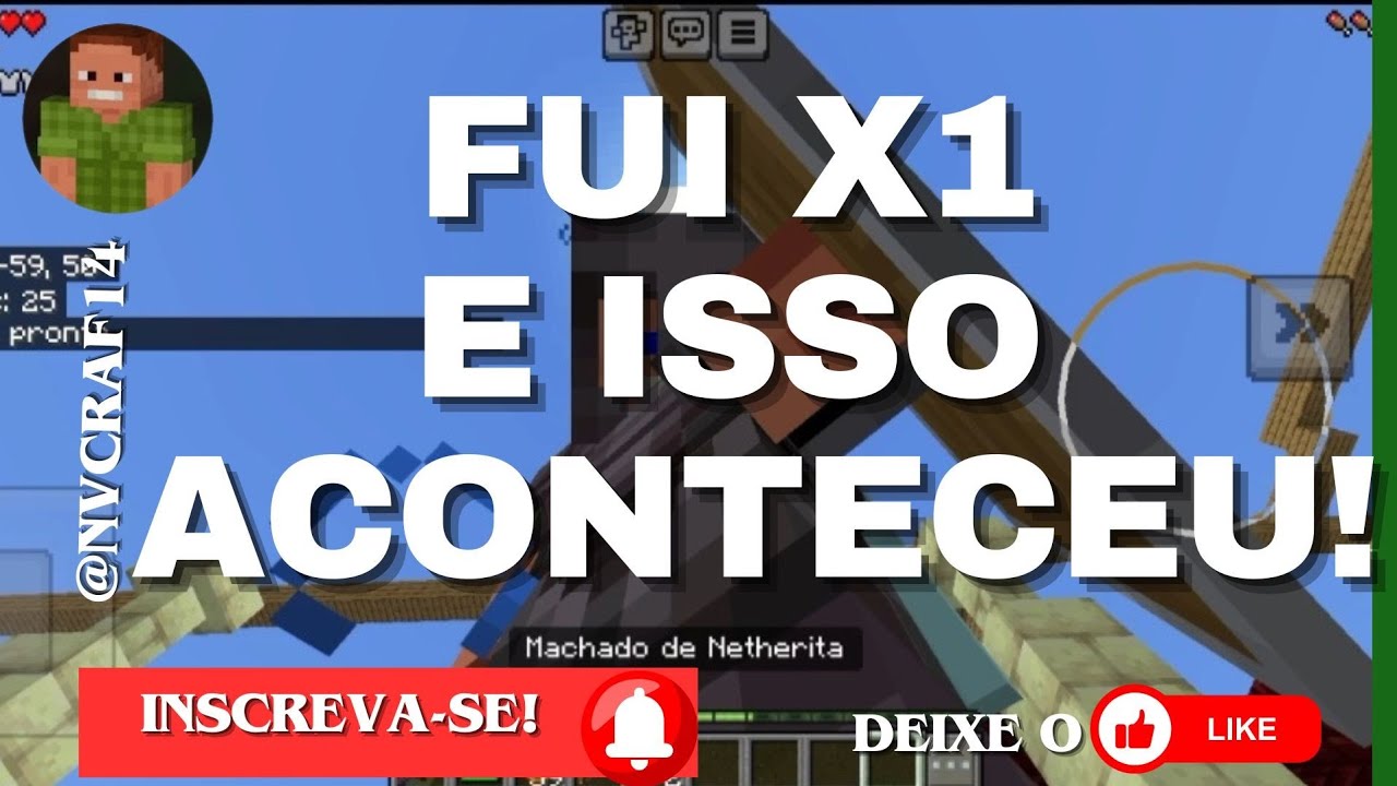 FUI X1 E ISSO ACONTECEU!