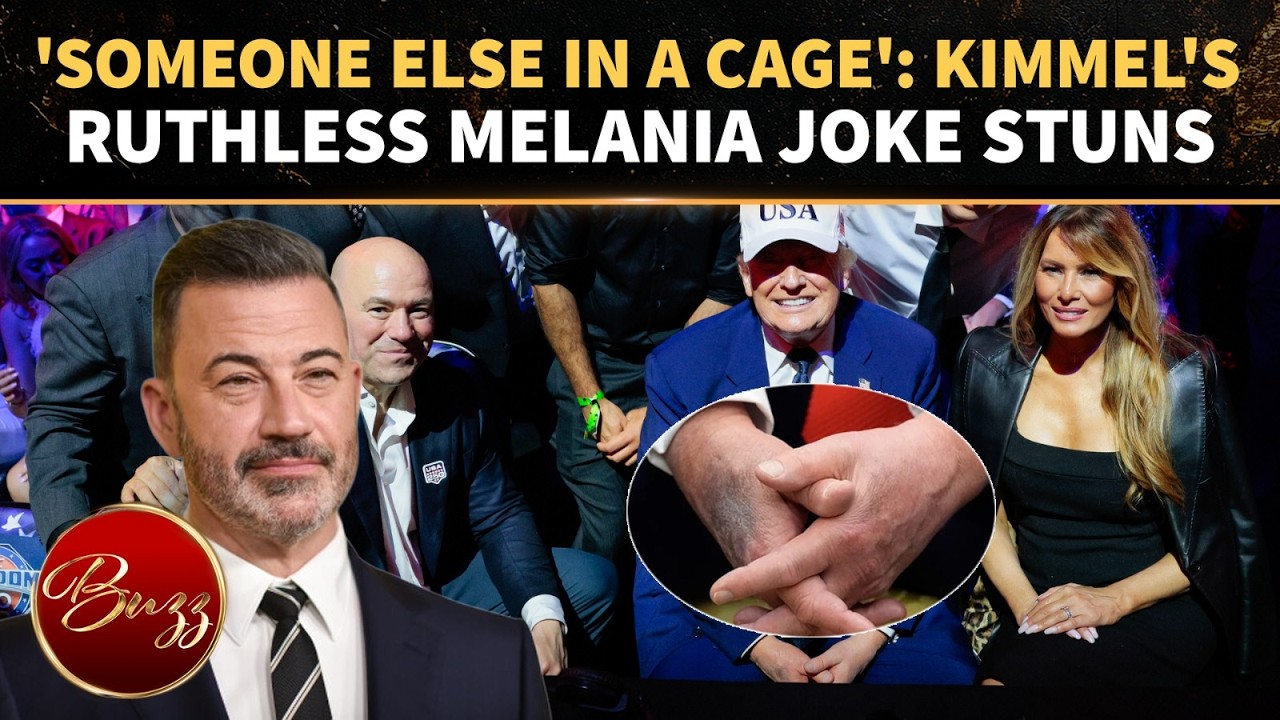 Trump's UFC Birthday RIPPED APART: Kimmel ROASTS POTUS' Bruised Hand Before SAVAGE Melania Joke