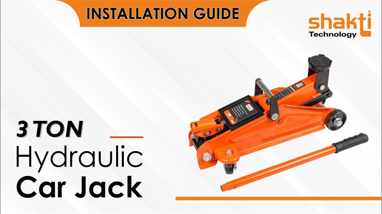 Shakti Technology | 3 Ton Hydraulic Car Jack | हाइड्रोलिक कार जैक | MADE IN INDIA