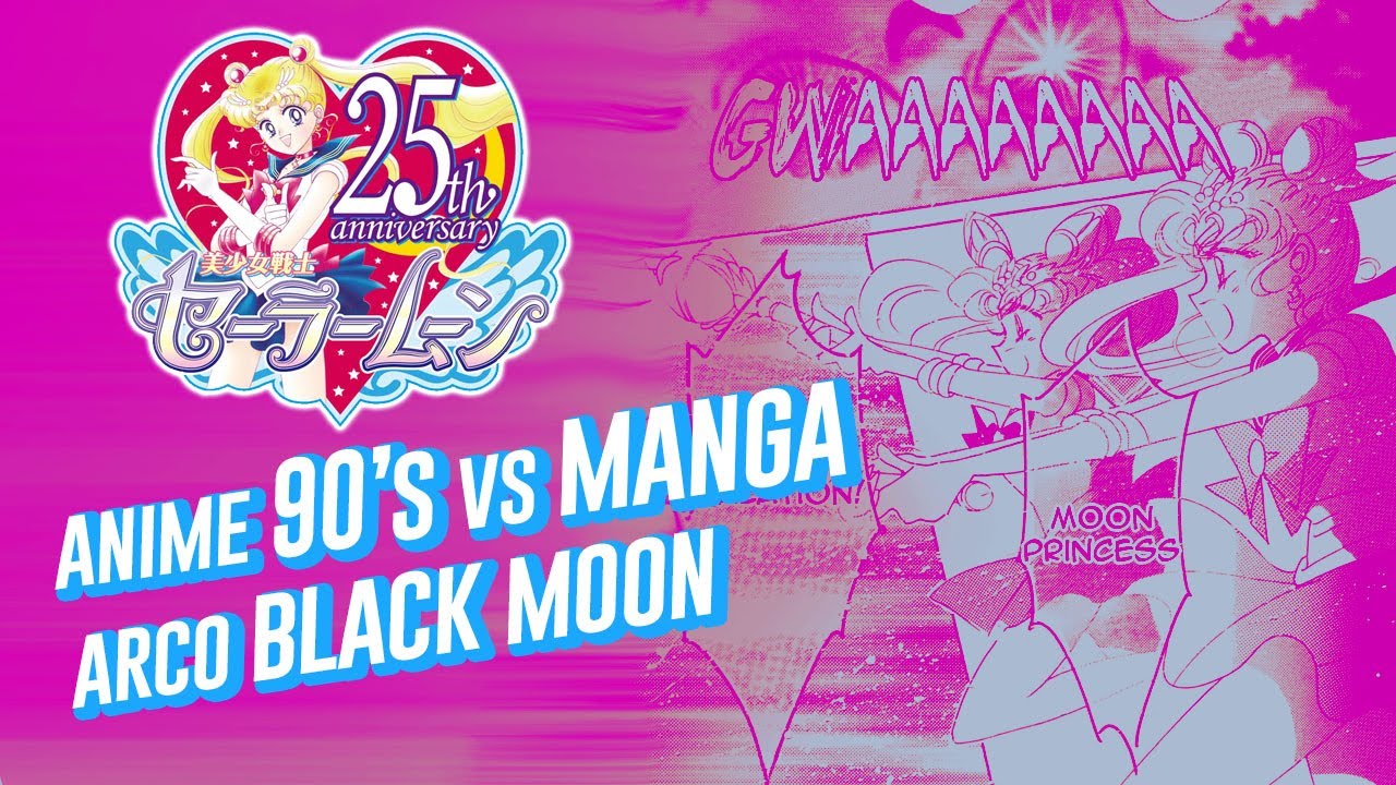 Diferencias MÁS IMPORTANTES entre Manga y Anime de SAILOR MOON 🌙 Arco Black Moon