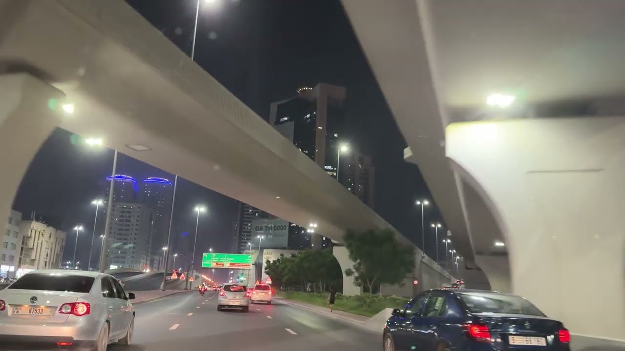Ajman Rashidiya to Dubai SIlicon Oasis | 4K drive