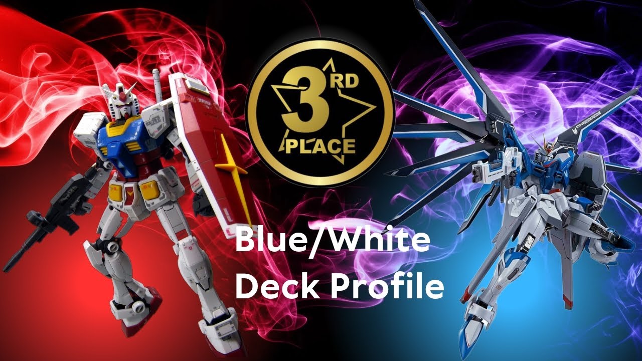 3-е место. Сине-белая колода. Профиль: Gundam Card Game