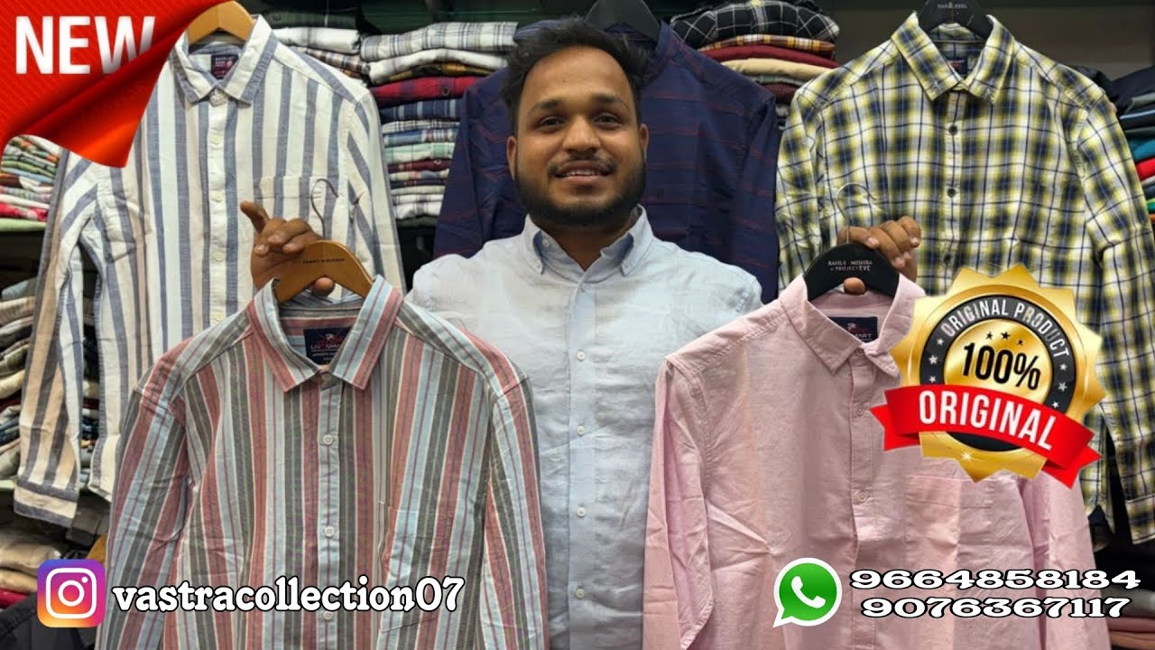 Summer Wear Full Hand shirts Chex,Printed,lining,linen All Original For 650/-ALL ARTICLE AVAILABLE