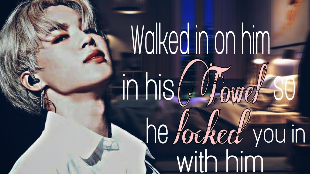 Jiminoneshot | Walked in on him in his towel, so he locked you in with him #jiminff