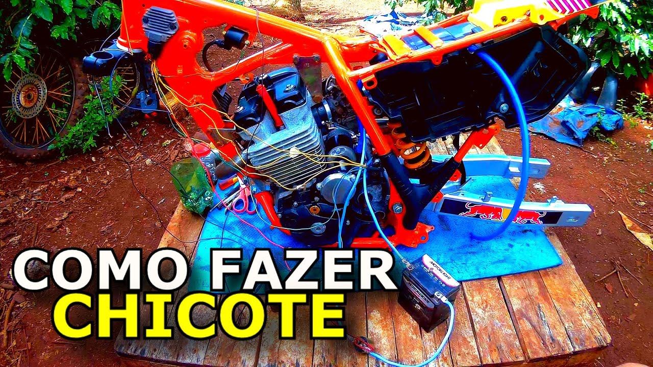 COMO FAZER CHICOTE DE TRILHA PARA XR 250 TORNADO