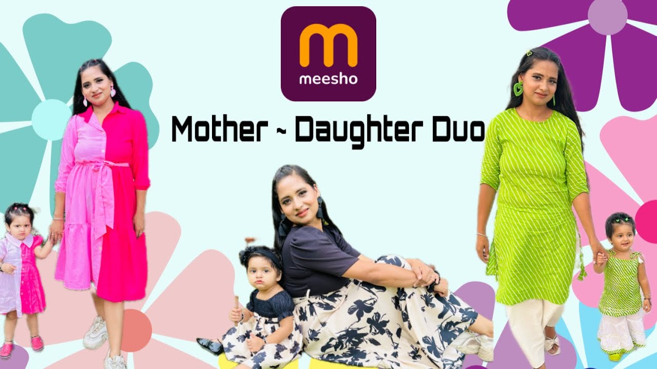 Meesho Mother-Daughter combo || Meesho Haul || Mother’s Day Special haul