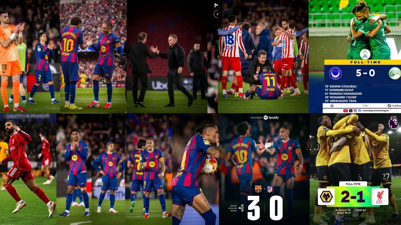 Barcelona yazize iki Liverpool izaboneka muri Big 5 Arsenal n Man City uyumunsi barakomeza guhatan