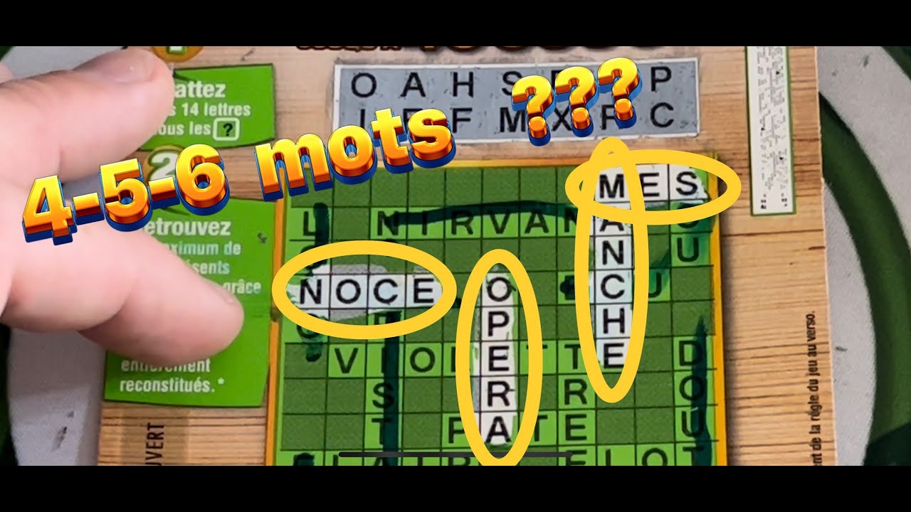 🍀GRATTAGE FDJ🍀Finir en beauté la série des 10 tickets à 3€ avec des mots croisés et du bénef !?