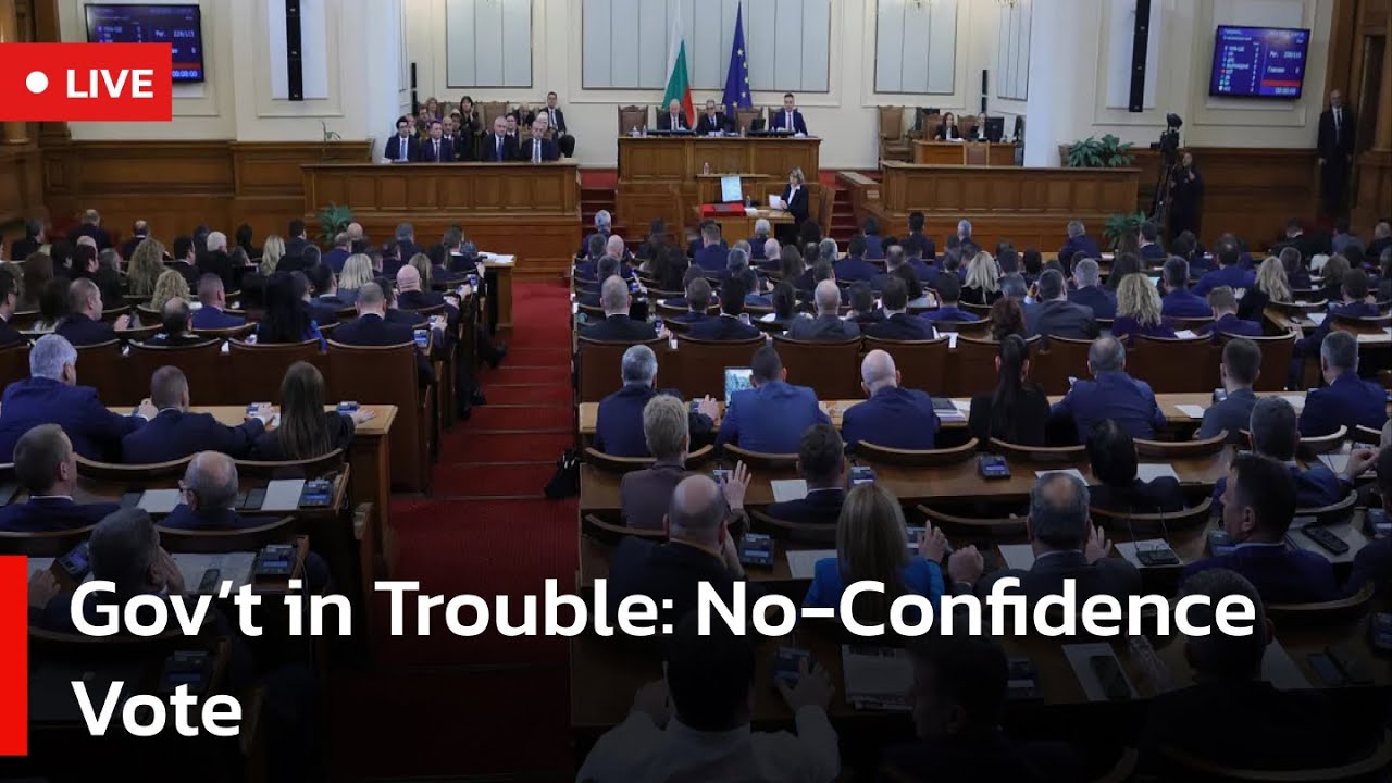 🔴LIVE: Bulgaria&rsquo;s Parliament Votes on No-Confidence Motion Against Government | AC1W