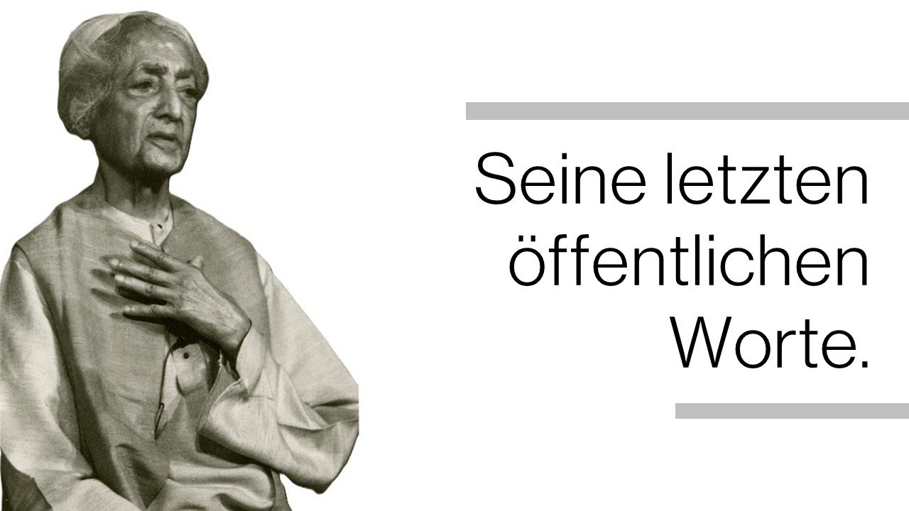 Das Schöpferische - J. Krishnamurti (1986)