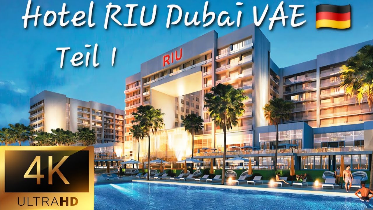 Hotel RIU Dubai VAE Deutsch 🇩🇪 (TEIL 1) Haupteingang / Lobby / Rezeption 