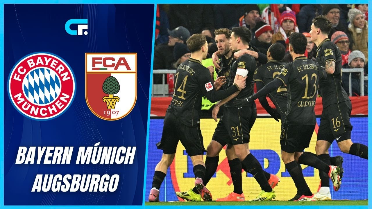 ✅ Bayern Múnich vs Augsburg [En Vivo] 🏆 Juega Luis Díaz - Bundesliga 2026