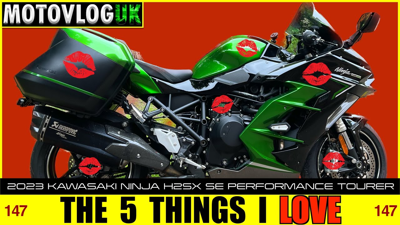 Пять вещей, которые мне ОЧЕНЬ нравятся в моём Kawasaki Ninja H2 SX SE Performance Tourer 2023 год...