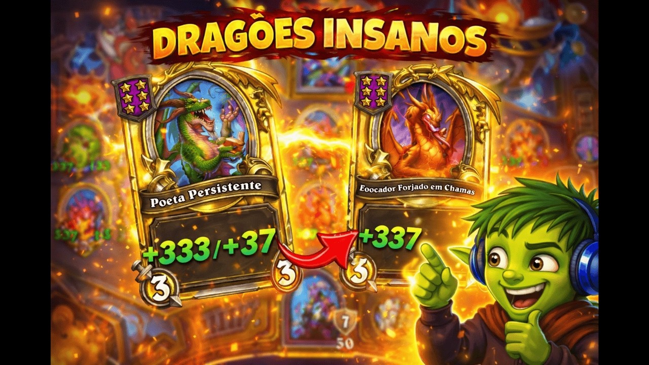 +??? / +??? de Status?! Esse Combo Quebrou o Lobby | Hearthstone Battlegrounds (Duo)