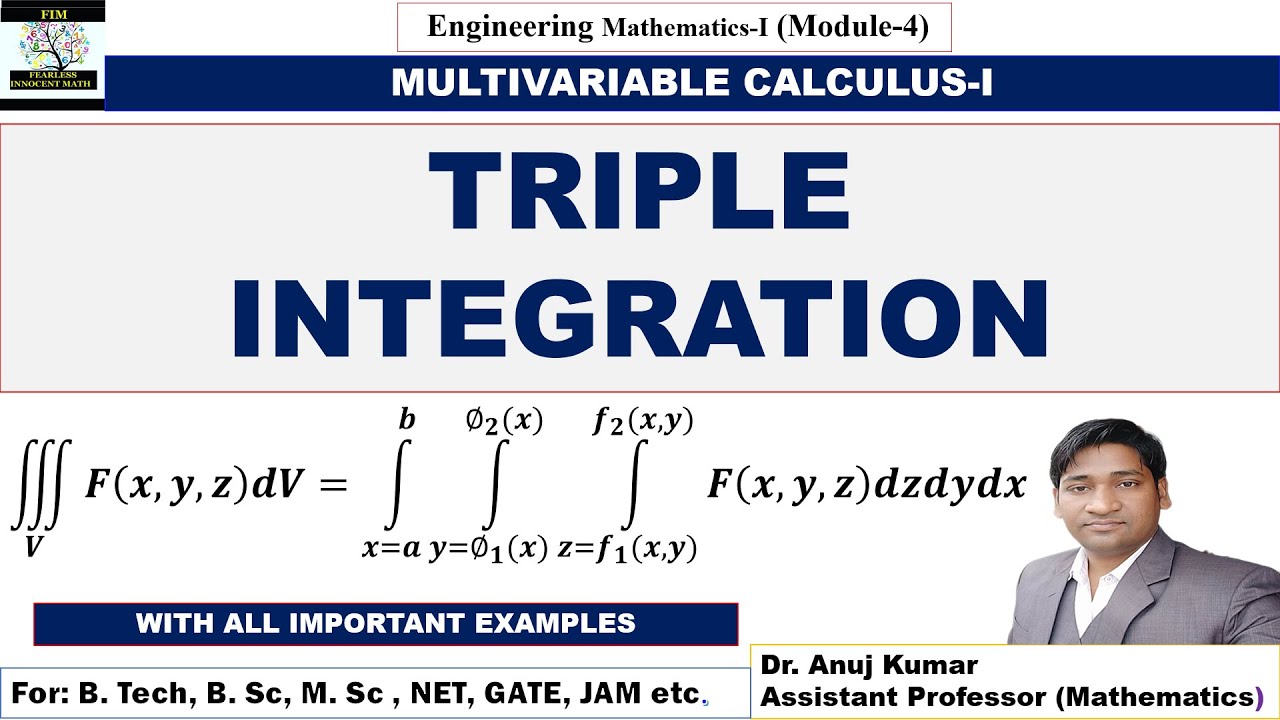 Triple Integration | Triple Integration Engineering Mathematics | Triple Integral