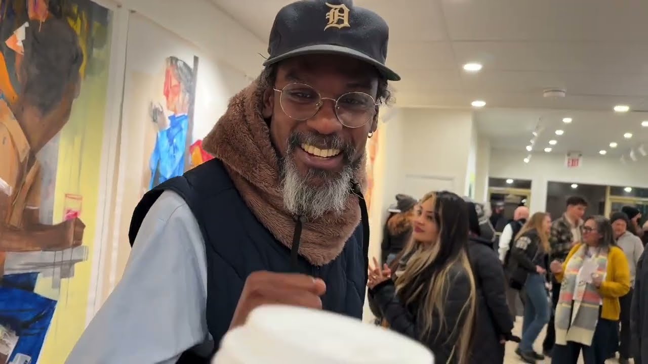 Elicser Elliott about his work @Gallery 1065 exhibition - Toronto Canada February 7, 2026