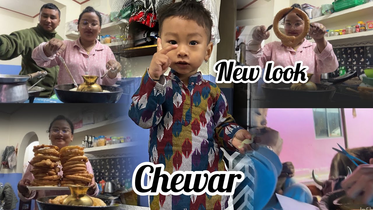 Magar culture ahnusar rit pura gardai//chewar-first haircut with mama/newlook @rachanaranamagar2058 