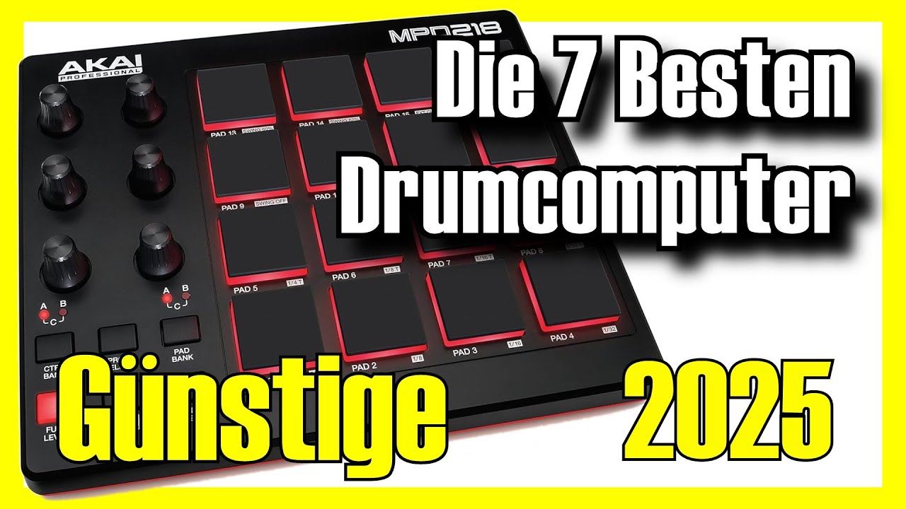 🎧 Die 7 Besten Drumcomputer von Amazon im Preis-Leistungs-Verh&auml;ltnis [2025]✅[G&uuml;nstige] Drum Machines