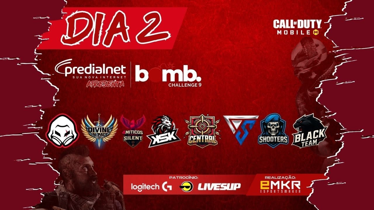 BombChallenge 9 Dia 2 - Seven x Central | Divine x Central | Street x Central | Campeonato de CODM