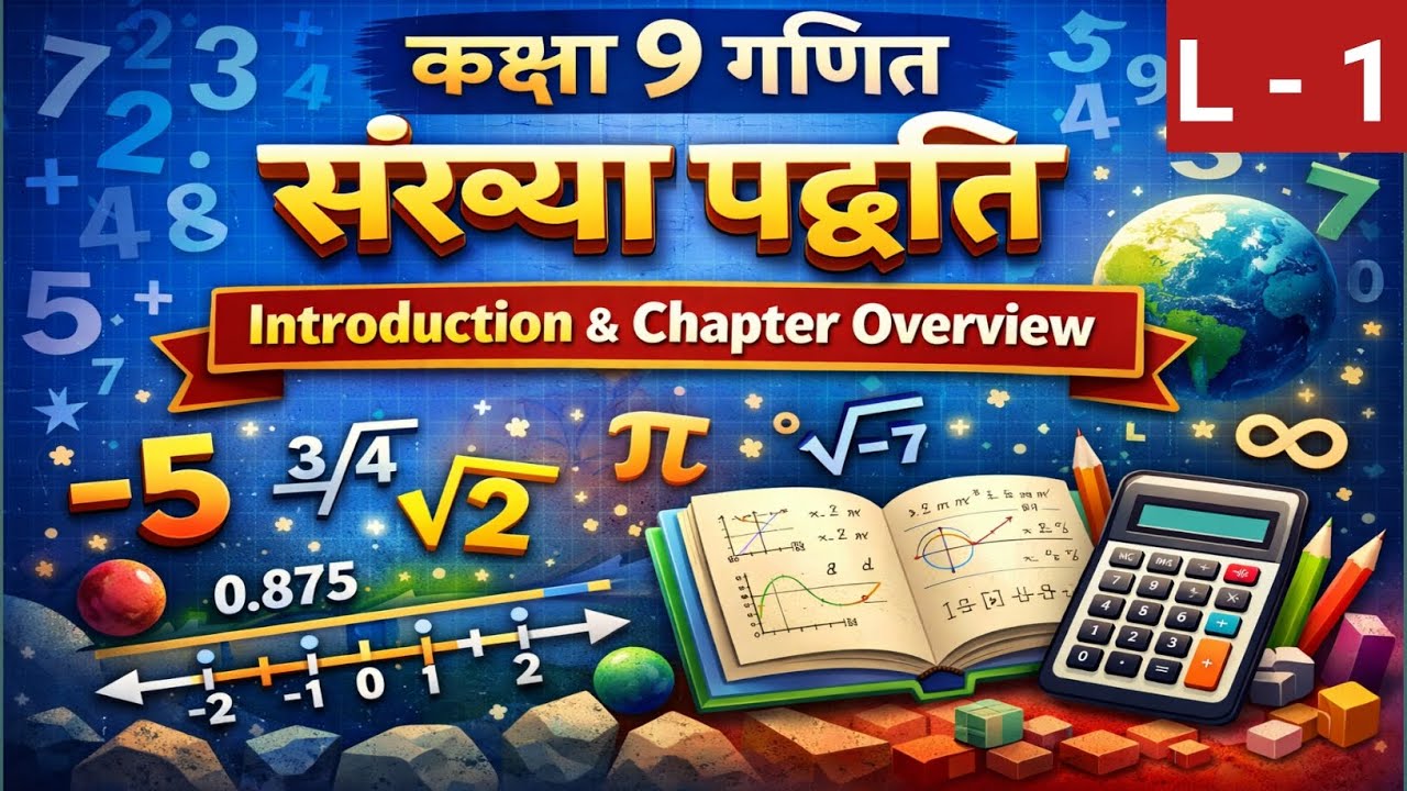 Class 9 Maths Chapter 1 | संख्या पद्धति | Introduction & Chapter Overview #class9th #maths #ncert 