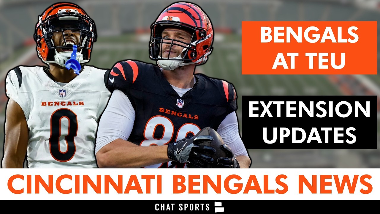 Cincinnati Bengals News: Mike Gesicki & Drew Sample At TEU + DJ Turner & Dax Hill Extension Rumors