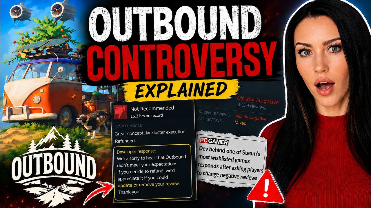Outbound Controversy Explained | Steam Review Manipulation Drama?