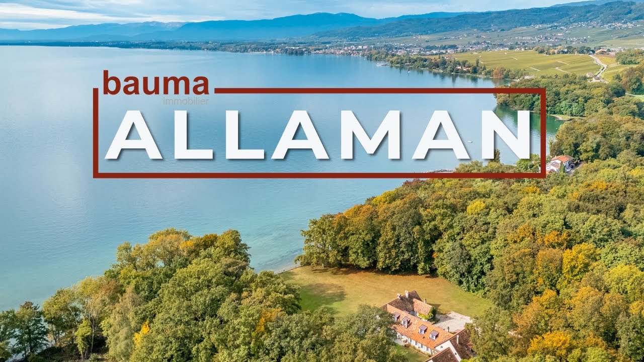 Propriété pieds dans l'eau à Allaman