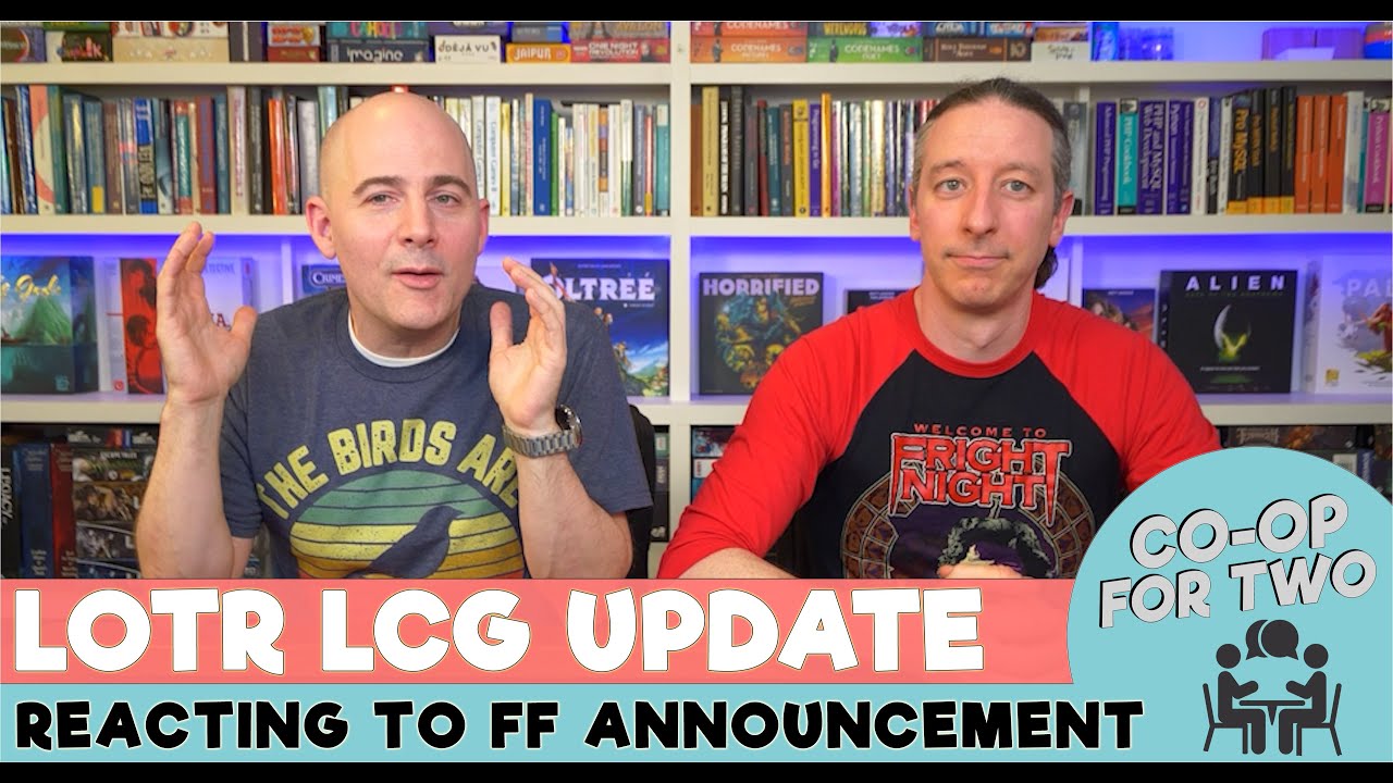Reacting to LOTR LCG new core box announcement from Fantasy Flight