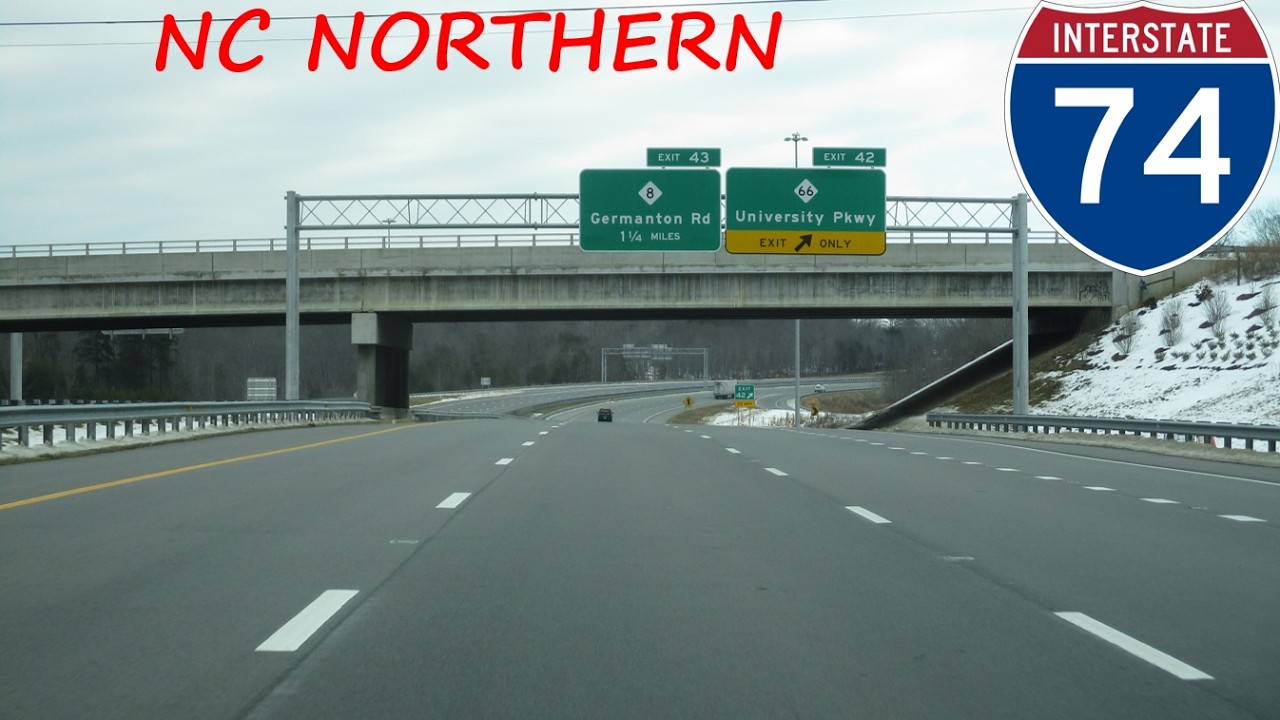 Interstate 74 - North Carolina eastbound (Northern Segment) [FULL LENGTH VIDEO]