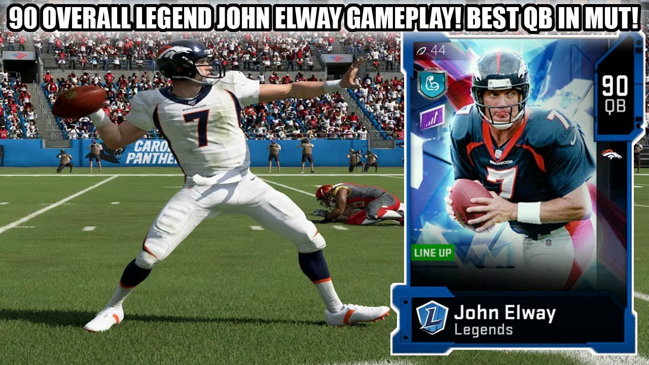 90 OVERALL LEGEND JOHN ELWAY GAMEPLAY! THE BEST QB IN MADDEN 20! | MADDEN 20 ULTIMATE TEAM