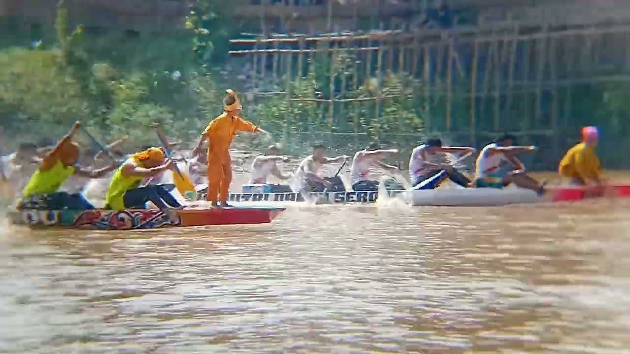 pacu jalur 🚣🚣🚣 Selendang Putri Danau Seroja vs Langkah Siluman Buayo Danau‼️