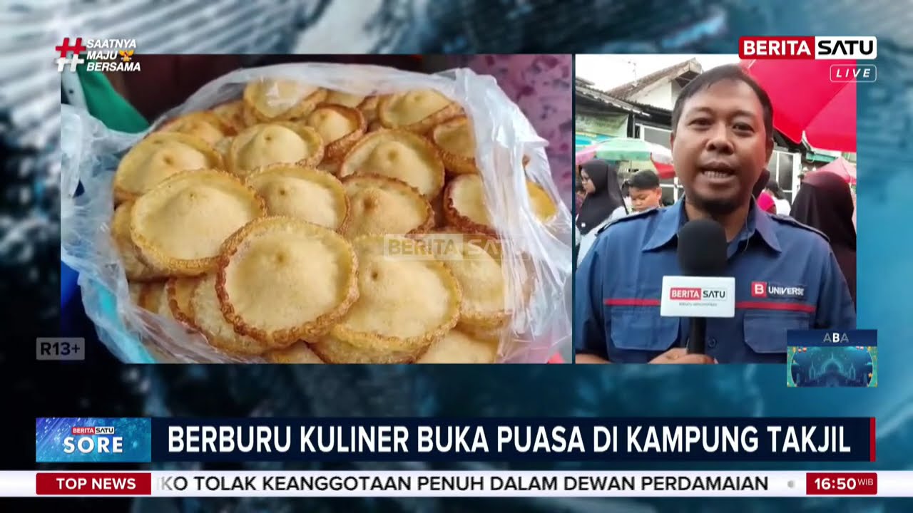 Berburu Aneka Kuliner Buka Puasa di Kampung Takjil Surabaya #beritasatu