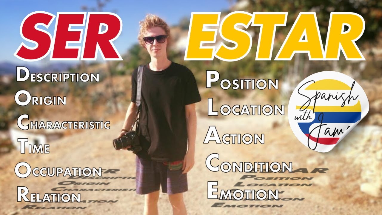 SER or ESTAR? SOY or ESTOY? Spanish grammar with DOCTOR PLACE