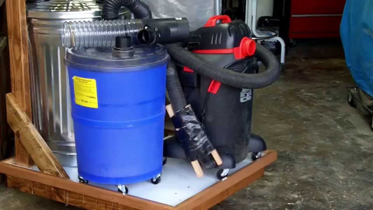 DIY Dust Collection Cart for small woodshop