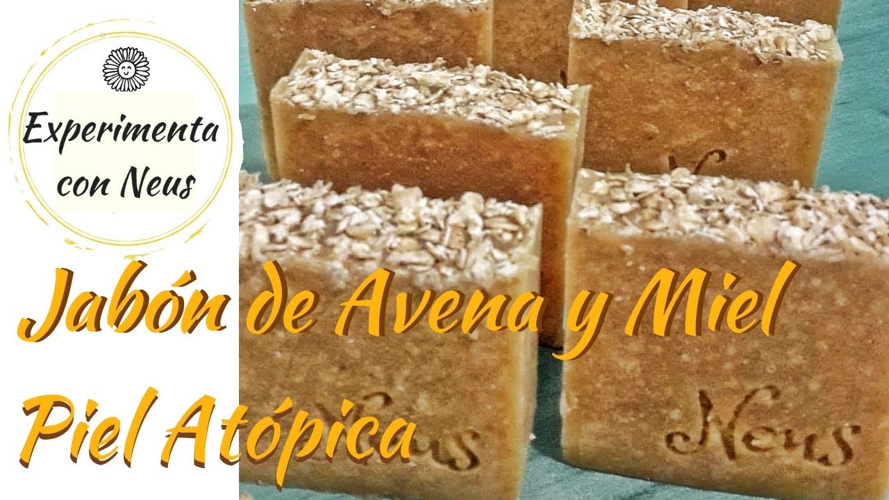 Jabón Avena-Miel para Pieles Atópicas, Psoriasis.....y para todo tipo de piel.
