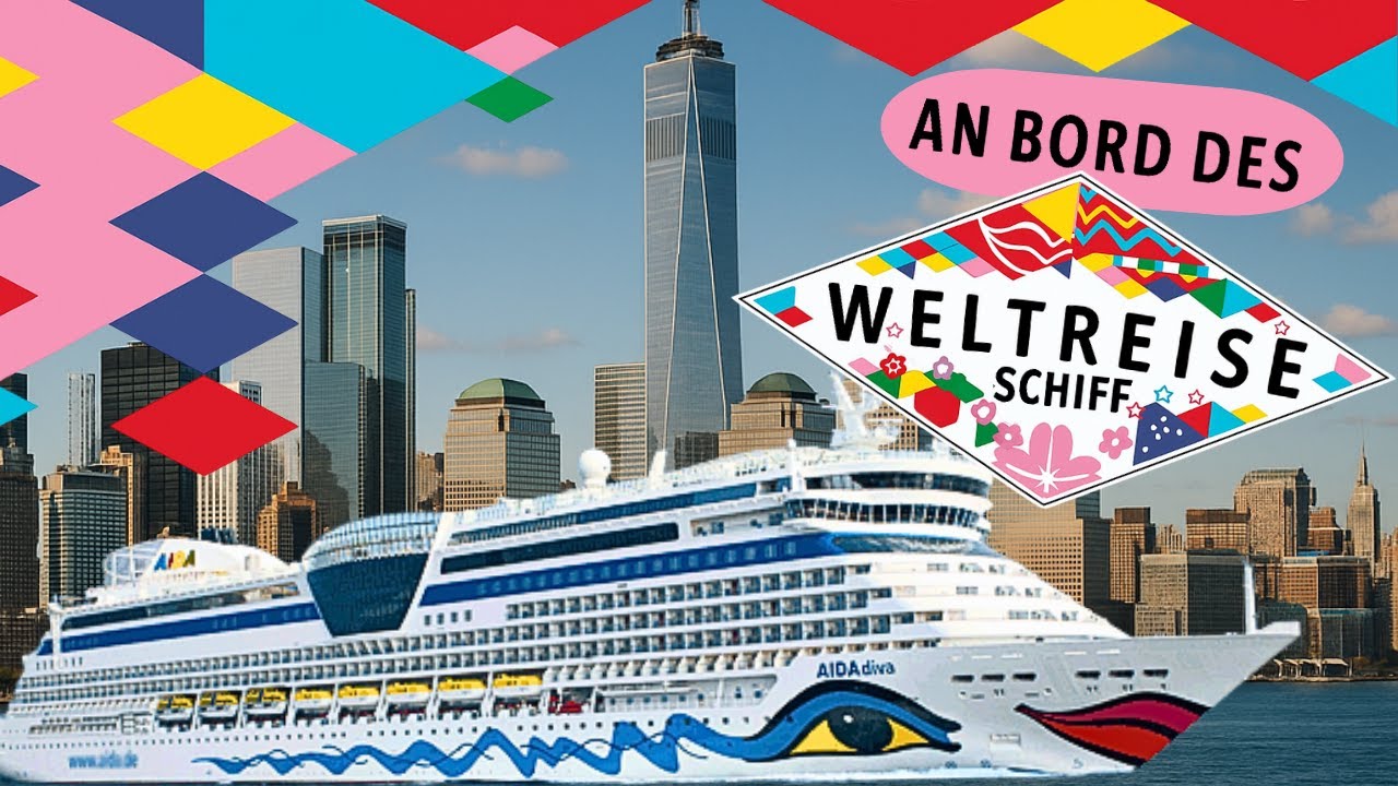 Einmal um die Welt mit AIDA Diva – Die SCHIFFSBESICHTIGUNG zur Weltreise🚢