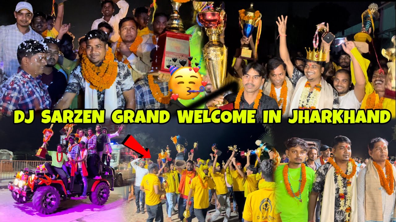 Dj Sarzen को Haridwar से Jharkhand वापसी पर जोरदार स्वागत 🔥 Happy Moment Full Enjoy 😍