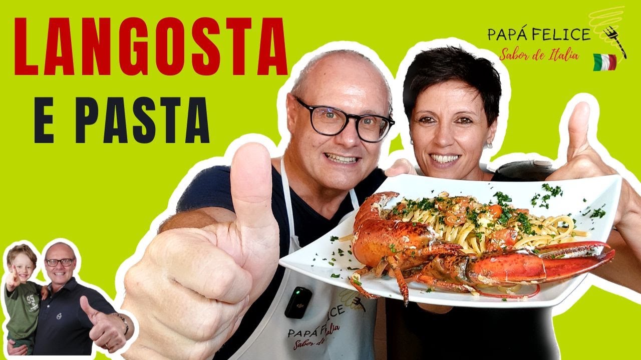 🇮🇹 Langosta y Linguine en bella vista. ¡Receta Original!