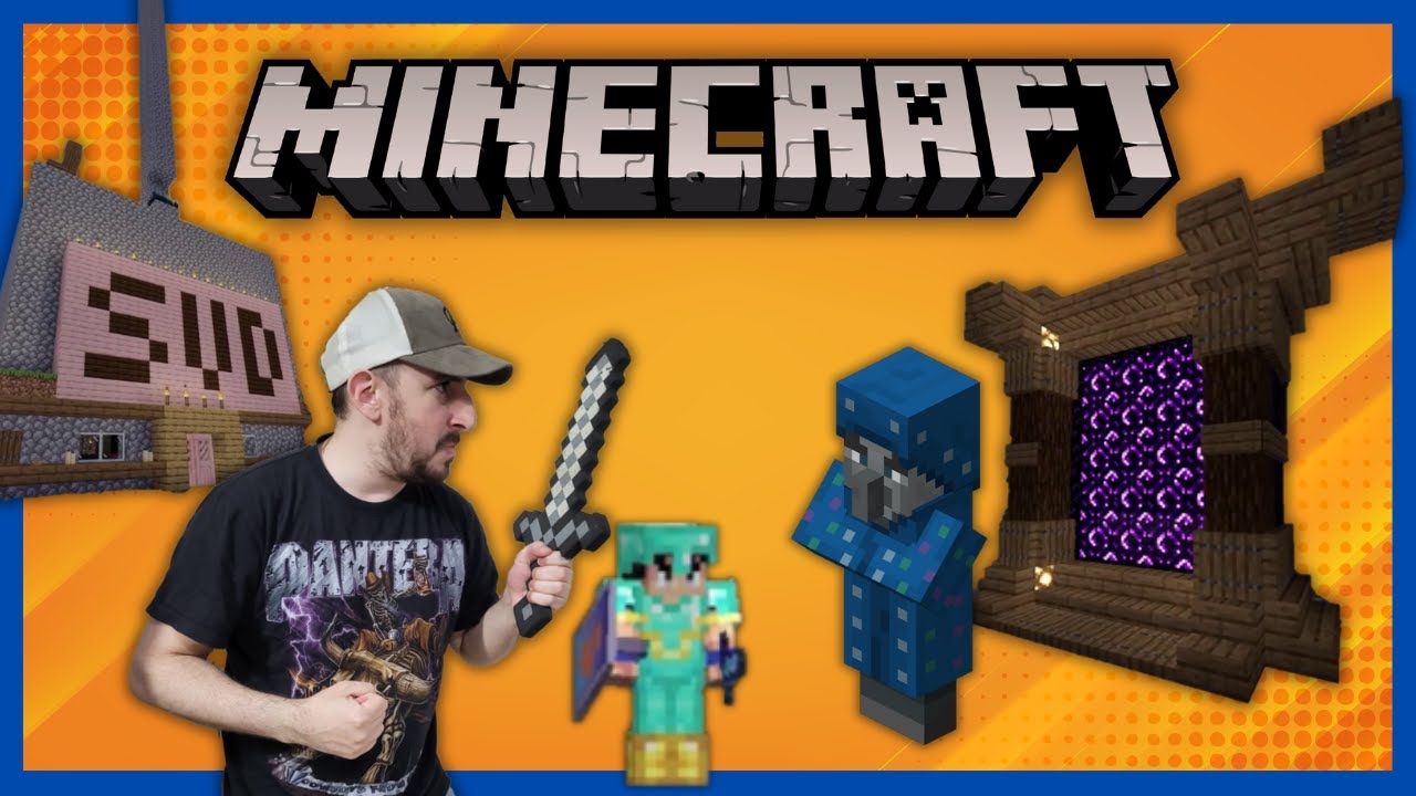 Minecraft - Buscando al hechicero Dingo malo en el Nether (Gameplay)