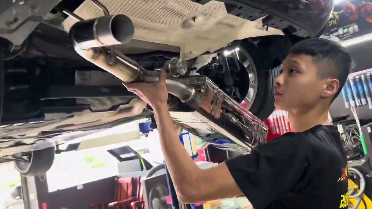馬自達 MAZDA 3 四代馬3改裝遙控自帶真空閥門尾桶，雙邊單出雙閥門尾段雙出尾管聲音檔