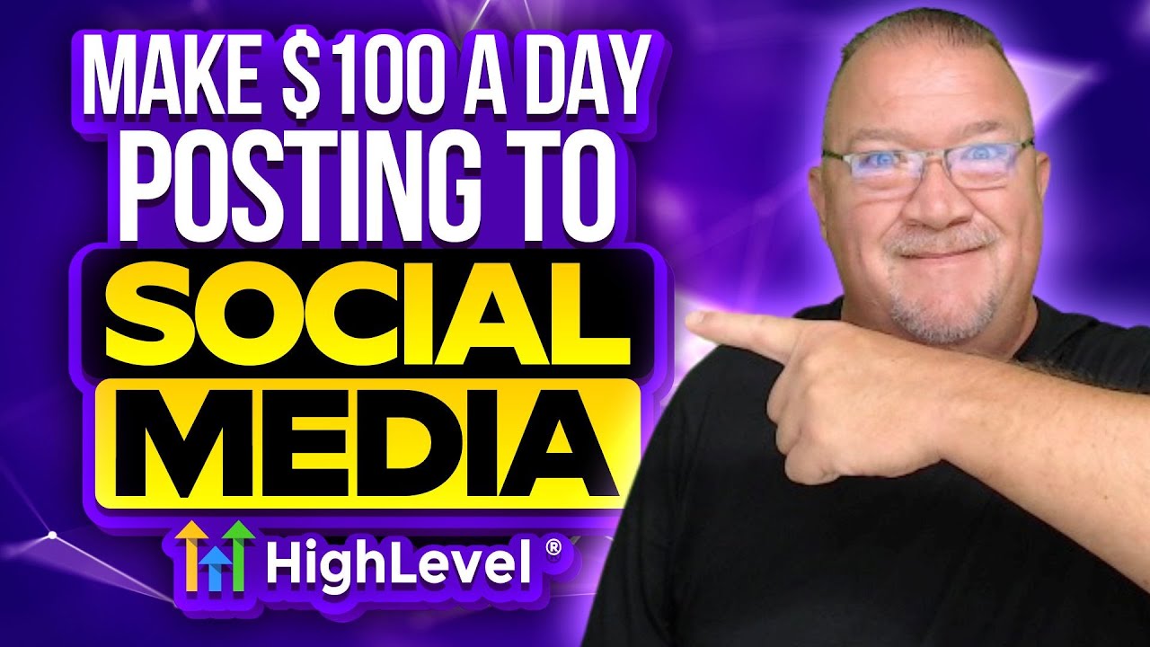 Make $100 a day posting to Social Media using this Tool  #gohighlevel #smma #socialmediamarketing