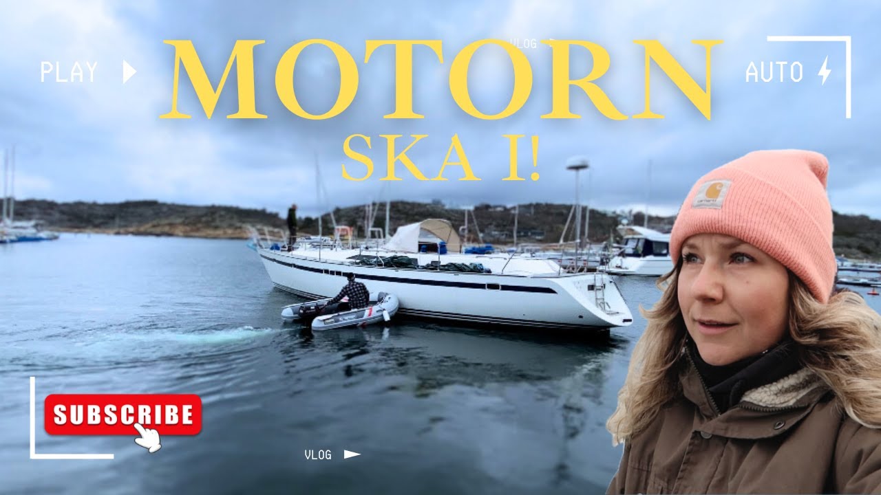 ÄNTLIGEN! Vi installerar motorn i båten, snart dags att SEGLA! - Avsnitt 16, Sailing Lyra