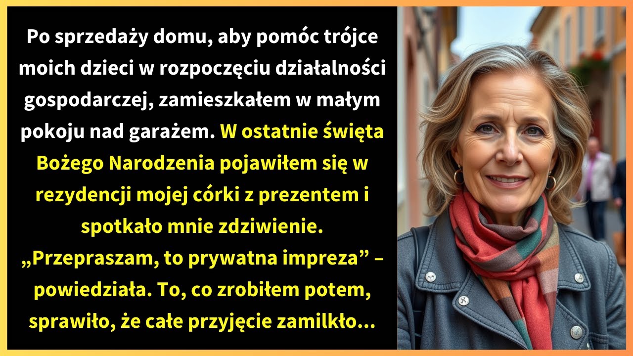 Po sprzedaży domu, aby pomóc trójce moich dzieci w rozpoczęciu działalności gospodarczej,