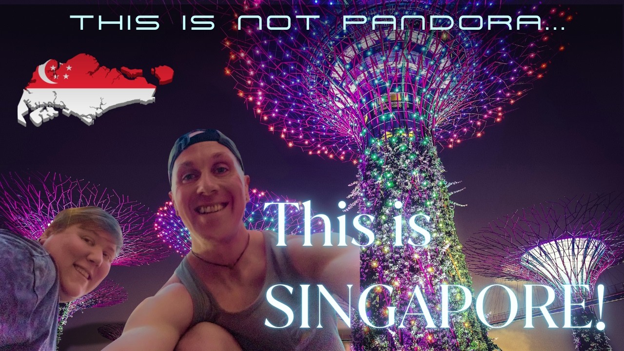 Gardens by the Bay Light Show & Spectre Water Show in Singapore