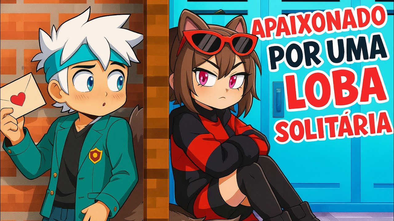 A HIST&Oacute;RIA DE AMOR da LOBA SOLIT&Aacute;RIA no Minecraft