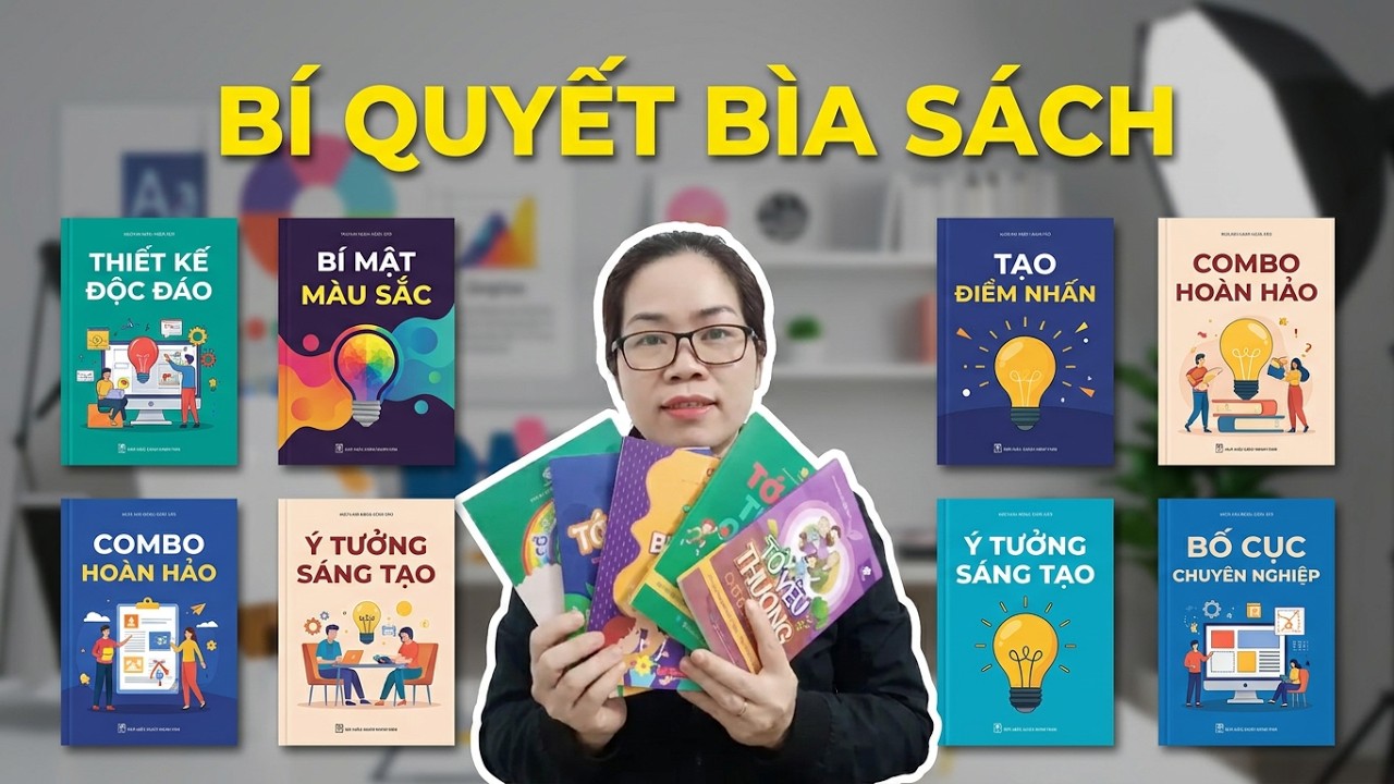Những lưu ý cần thiết khi thiết kế bìa sách