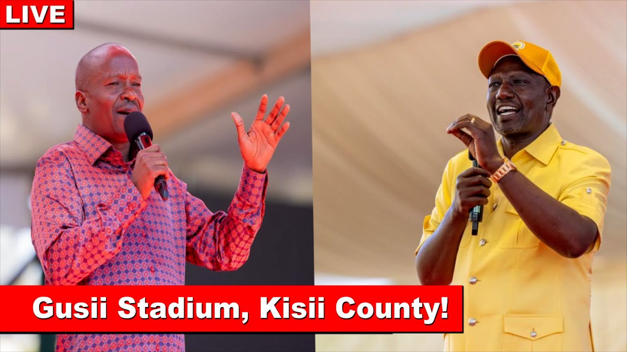 LIVE: President Ruto and DP Kindiki in Kisii for NYOTA Capital Disbursement, Gusii Stadium!