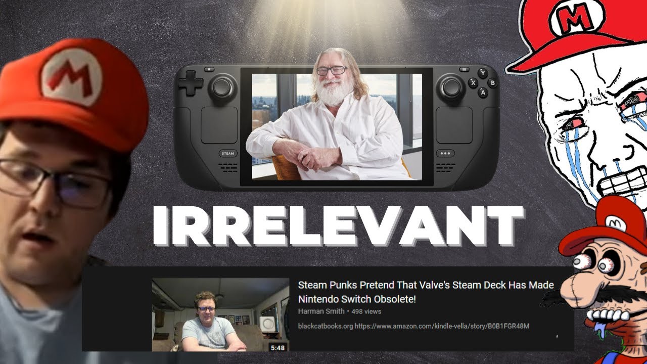 The Steam Deck Is IRRELEVANT & Nintendo's Still Superior | Nintendo Fanboy Harman Smith Gets Salty