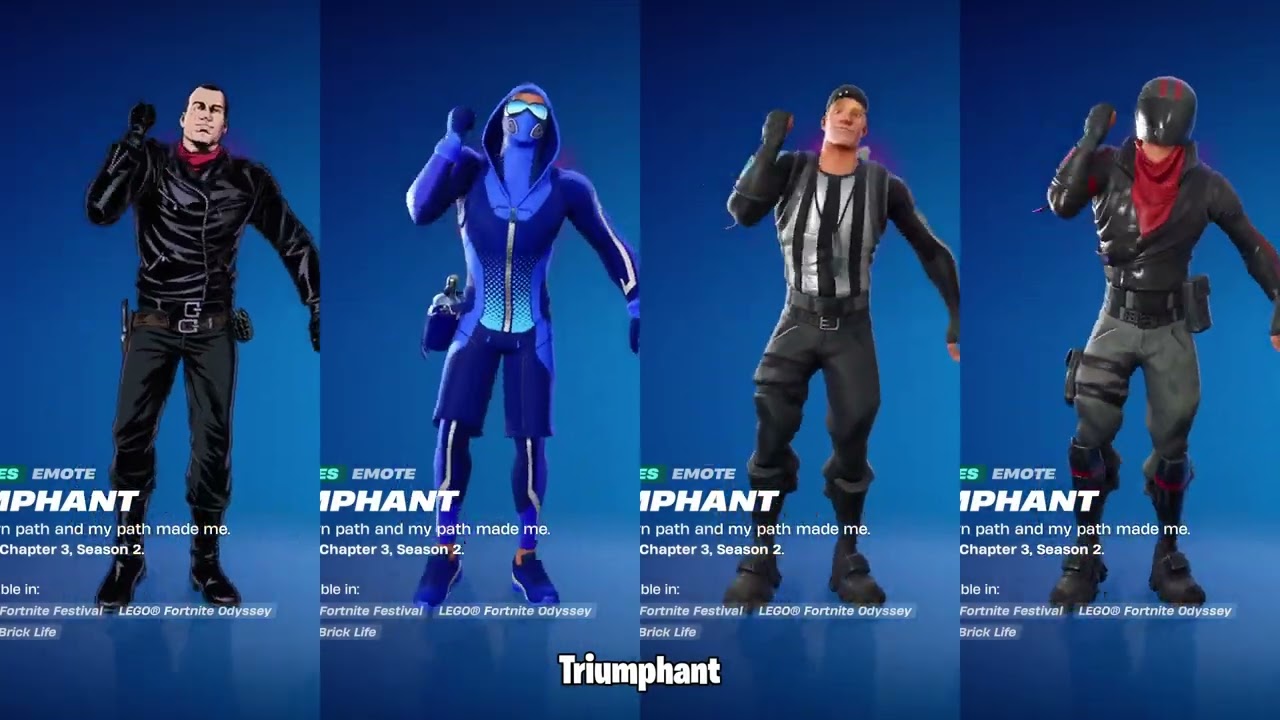 Fortnite All Icon Series Emotes & Dances New TikTok Dances!